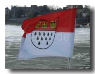  Kölner-Flagge mit Wappen / © A. Ackermann